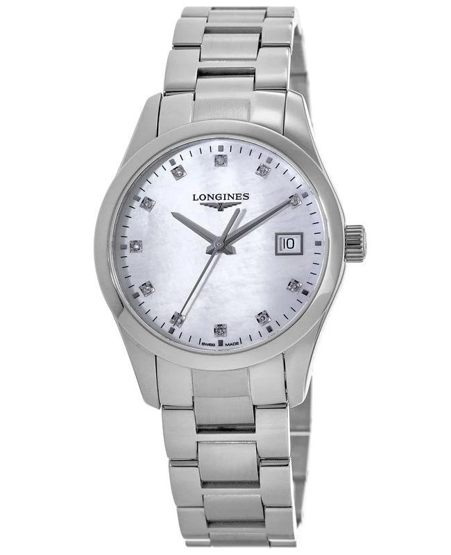 Longines Longines Conquest Classic Mother of Pearl Dial Stainless Steel Women's Watch L2.386.4.87.6 1