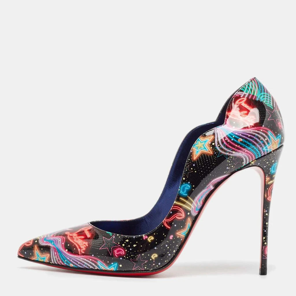 Christian Louboutin Christian Louboutin Multicolor Printed Patent Leather Hot Chick Pumps Size 39 1
