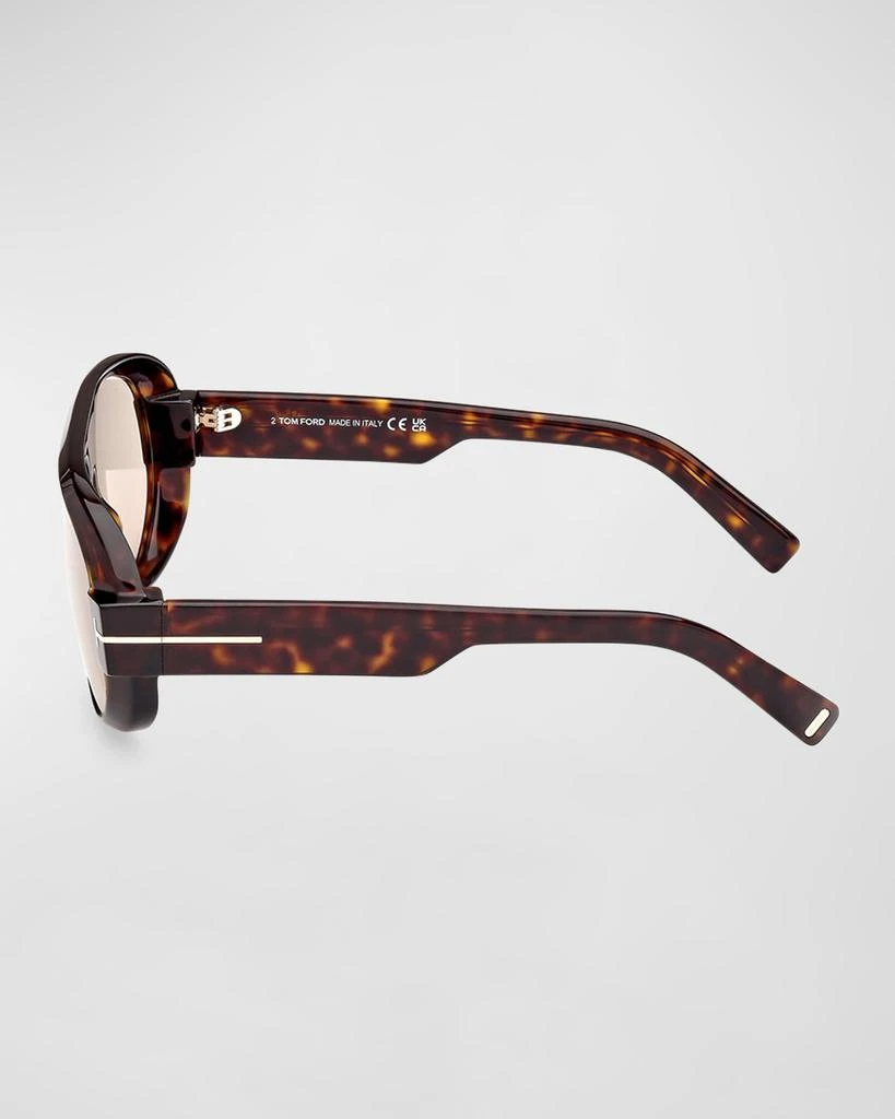 Tom Ford Men's Blake-02 Acetate Round Sunglasses 4