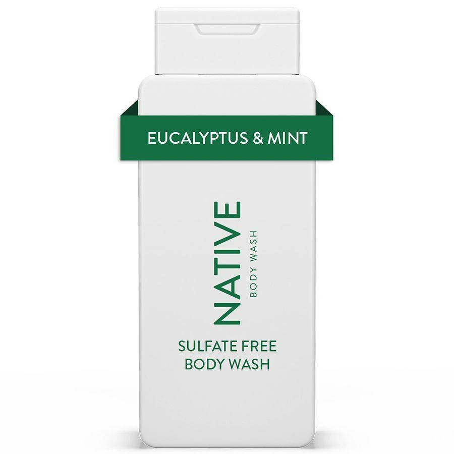 Native Body Wash, Sulfate Free, for Women and Men Eucalyptus & Mint 1