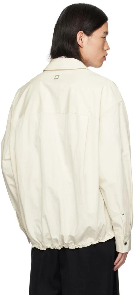 WOOYOUNGMI Off-White Zip Up Shirt 3