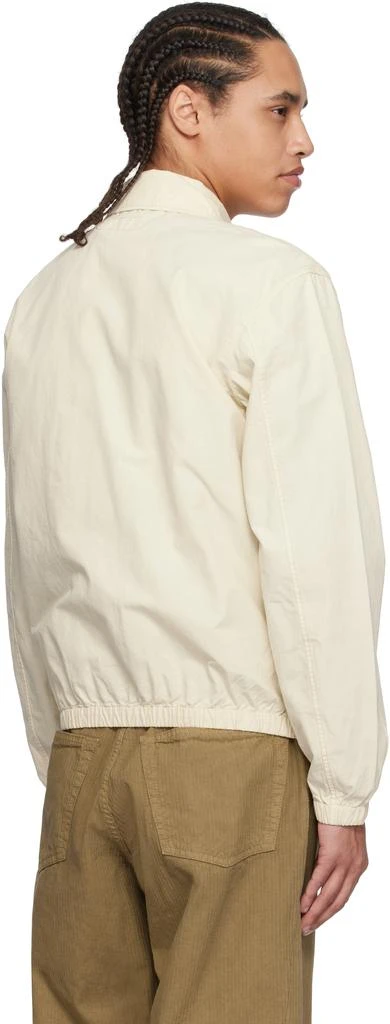 Ralph Lauren Beige 'The Bayport' Mineral-Dyed Poplin Bomber Jacket 3