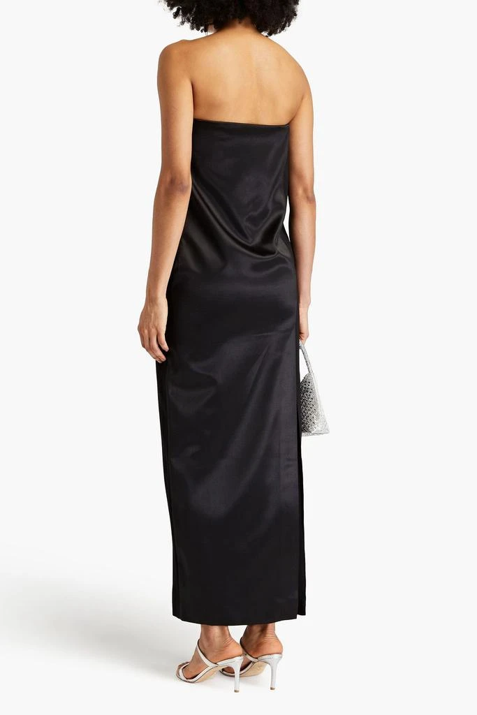 Shop Blaise strapless satin-paneled crepe maxi dress on Sale at BeyondStyle   Get 85% Off Blaise strapless satin-paneled crepe maxi dress with  Limited-Time Flash Deals, Exclusive Discounts, and Special Offers. Enjoy  Unbeatable