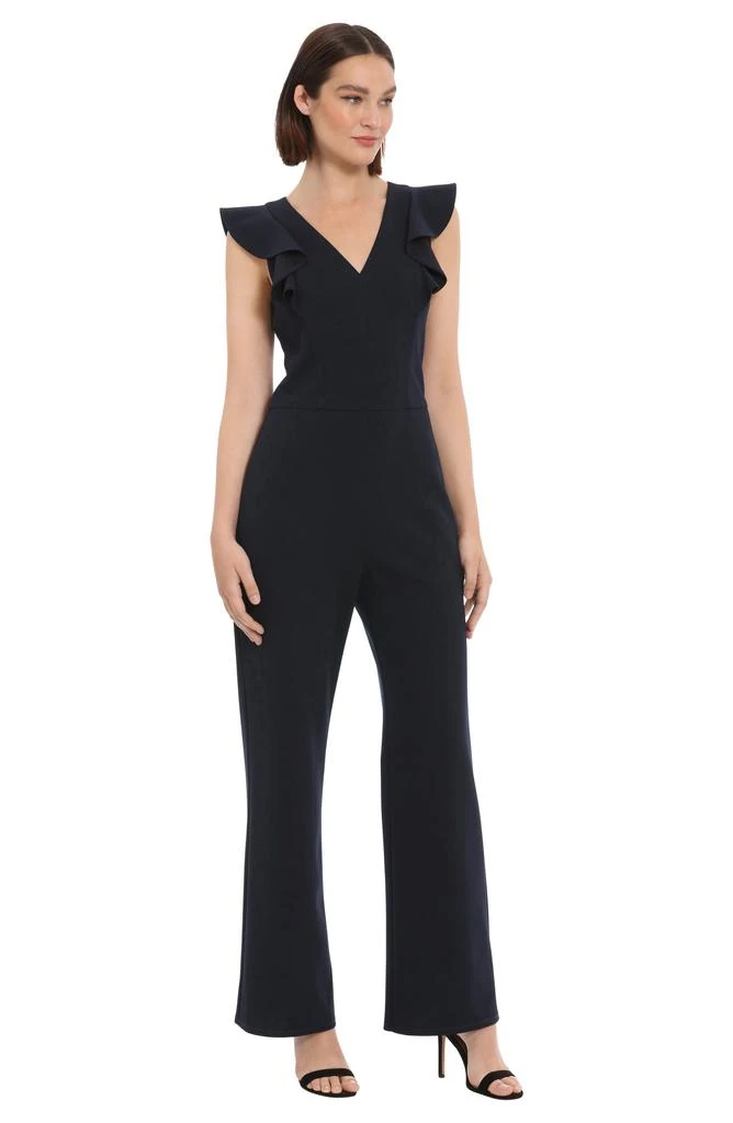 Donna Morgan V-Neck Ruffle Jumpsuit 4