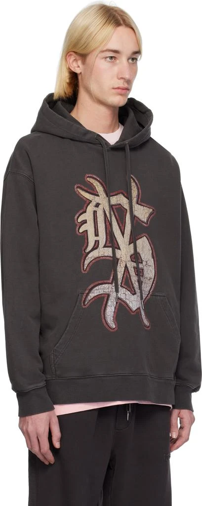 Ksubi Black Dug Out Biggie Hoodie 2