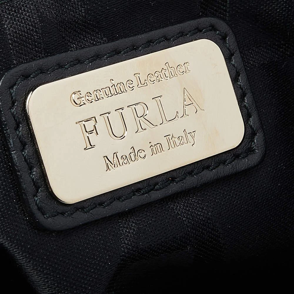 Furla Furla Black/Blue Leather Cortina Top Handle Bag 8