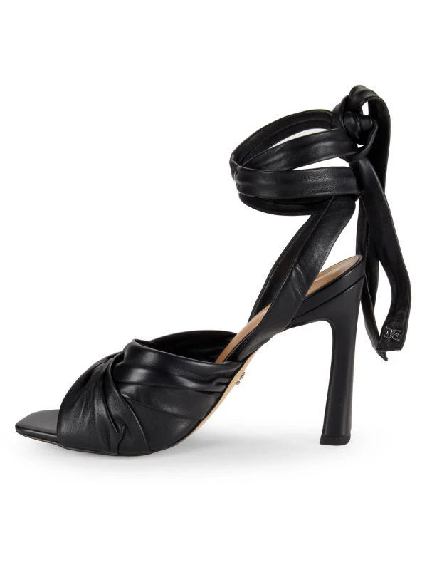 Sam Edelman Lenora Twisted Leather Stiletto Sandals 4