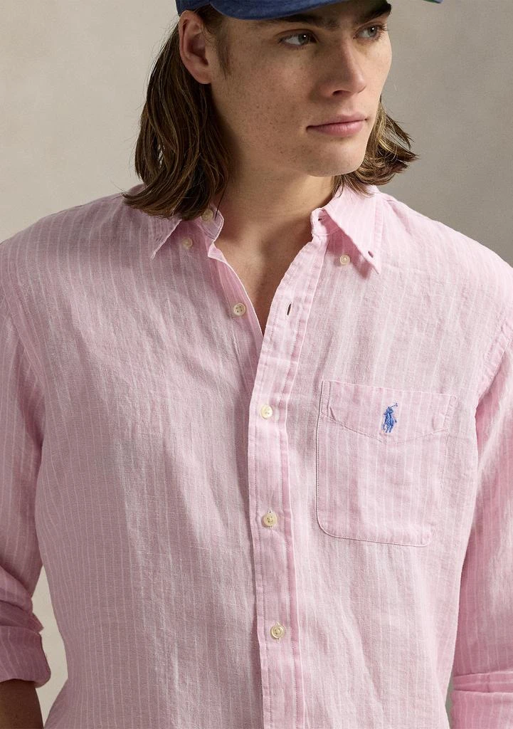 Ralph Lauren Classic Fit Striped Linen Shirt 3