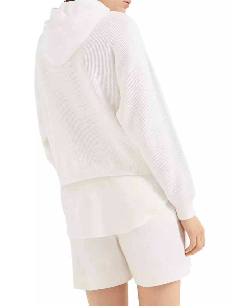 Brunello Cucinelli Faux Layered Sweatshirt with Detachable Hood 3