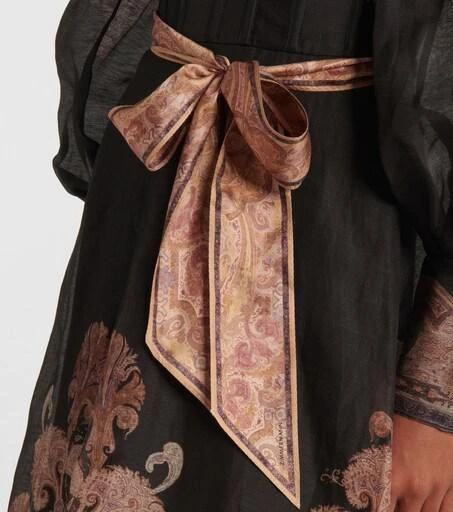 Illustration linen and silk midi dress  On Sale Now with Up to 40% Off |  Discover Exclusive Deals & Savings at BeyondStyle  Authentic Zimmermann m| dresses|zimmermann|women|midi dresses|clothing|o|w|e|designers|n with  Limited-Time Discounts, Free