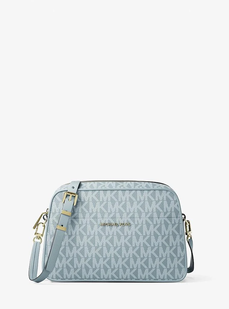 Michael Kors Jet Set Small Signature Logo Camera Crossbody Bag