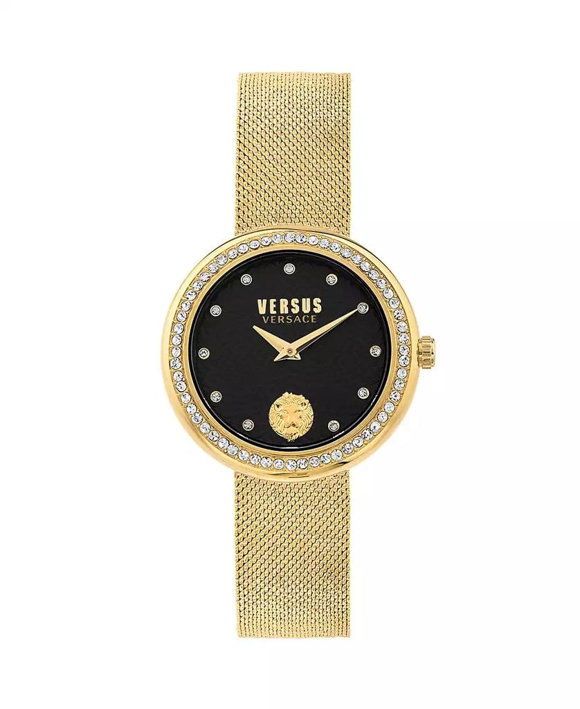 Versus Versace Women's Two-Hand Quartz Lea Gold-Tone Stainless Steel Bracelet 35mm 1