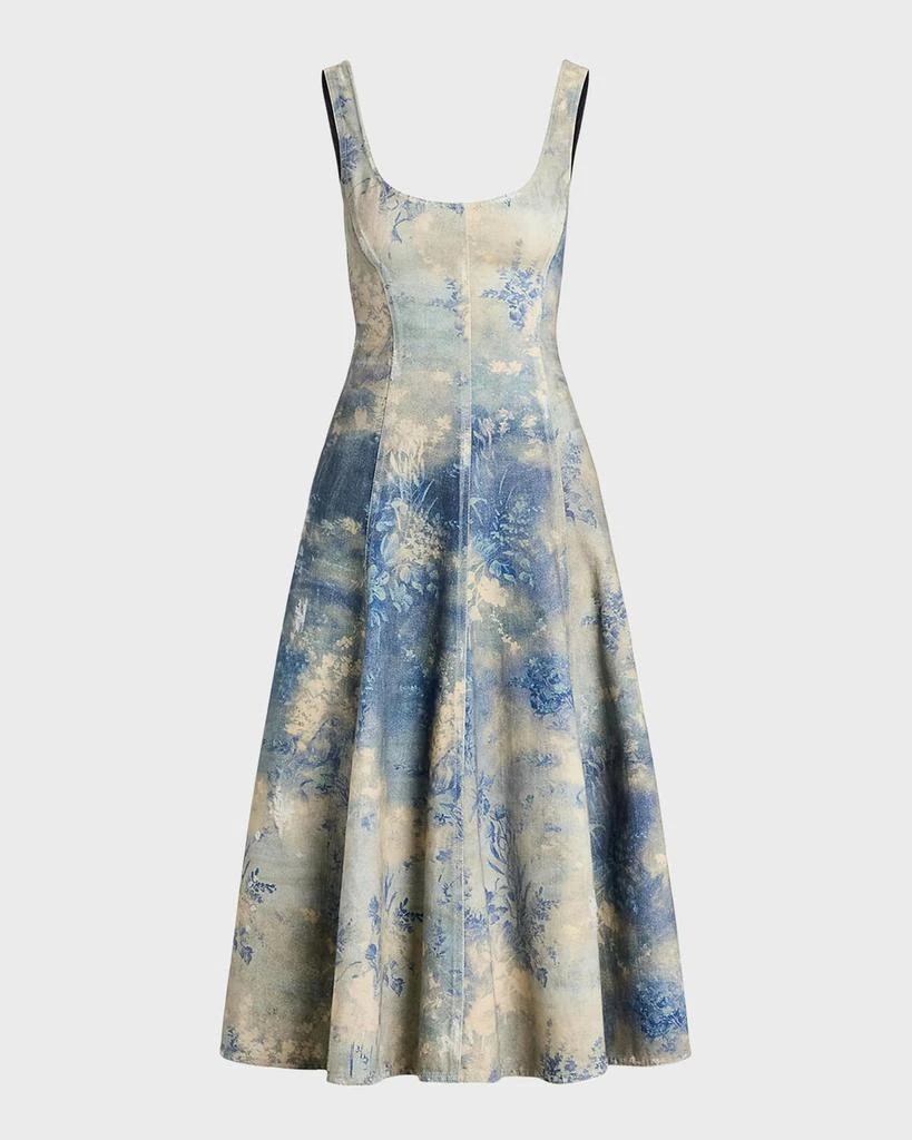 Ralph Lauren Tarian Denim Sleeveless Day Dress 2