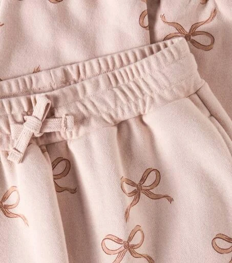 Rylee + Cru Bows cotton-blend sweatpants 2