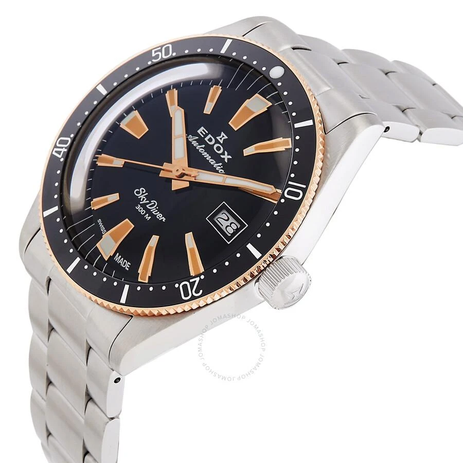 Edox Skydiver Automatic Black Dial Men's Watch 80126 357RNM NIRB 2