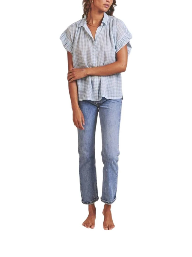 Trovata Trovata - MARIANNE B RUFFLE SLEEVE SHIRT 3