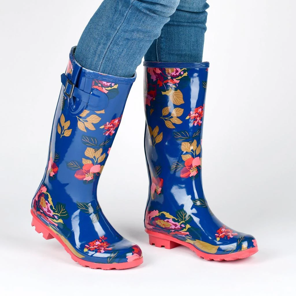 Journee Collection Collection Women's Mist Rainboot 6