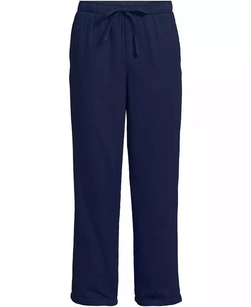 Lands
End Big
Tall High Pile Fleece Lined Flannel Pajama Pant 3