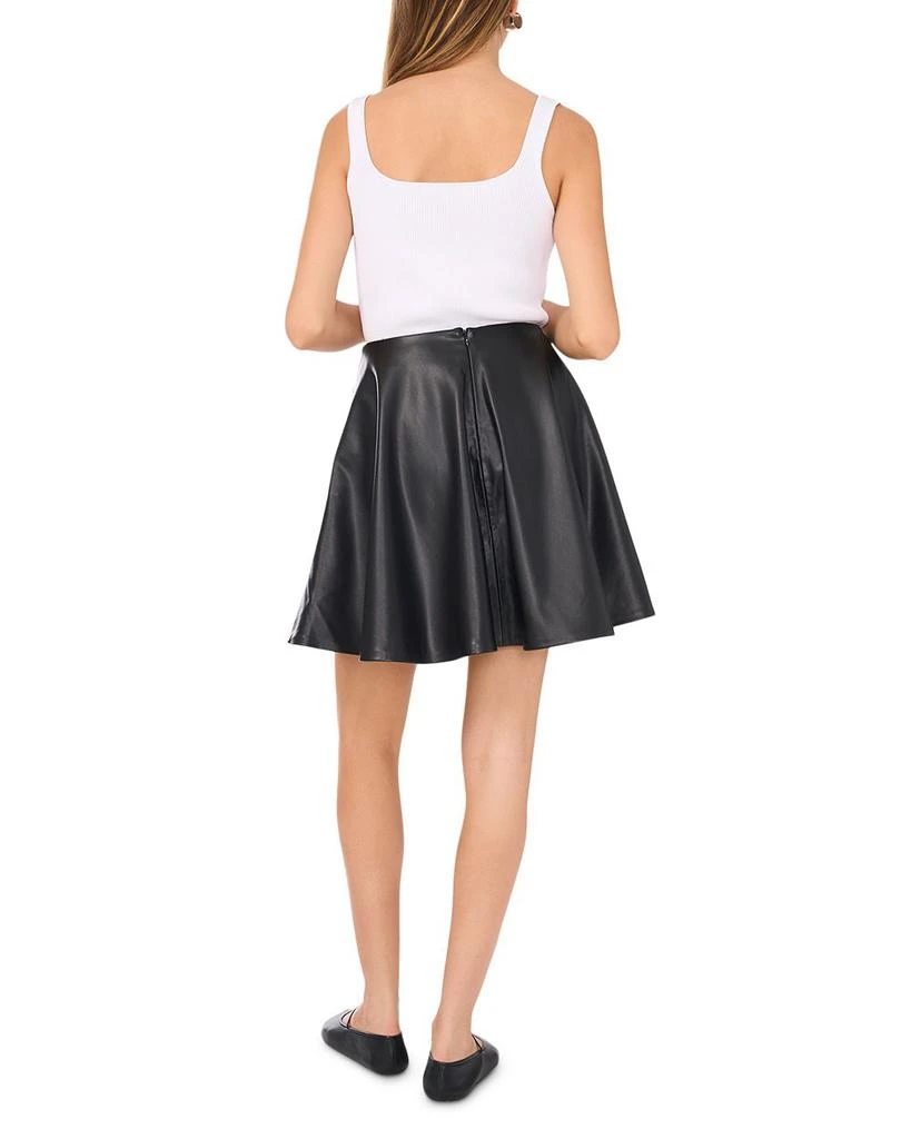 1. State Faux Leather Circle Skirt 3