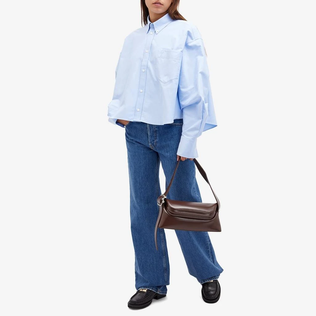AMI AMI Paris Tonal ADC Cropped Oversized Shirt 4