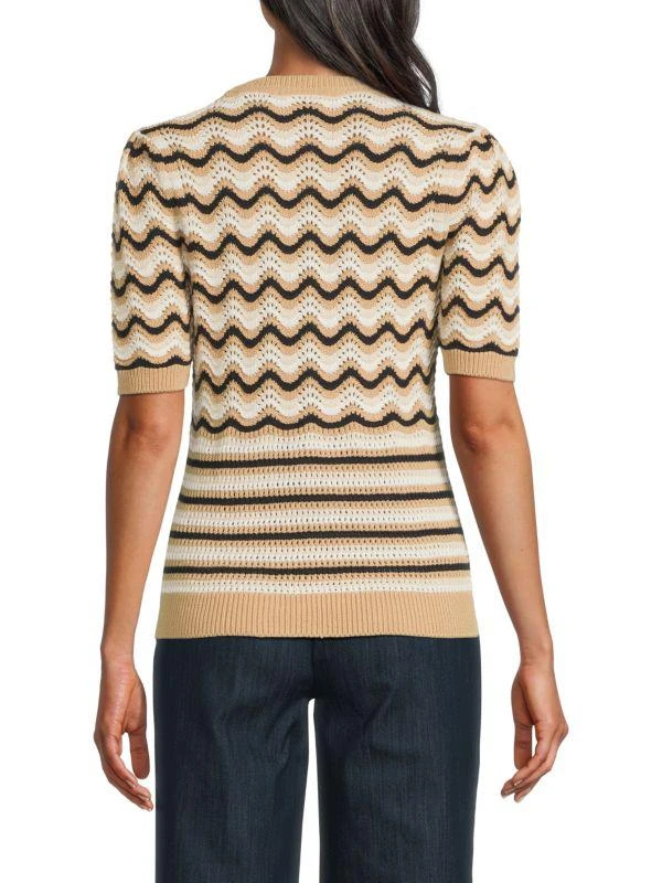 Tommy Hilfiger Chevron & Striped Sweater 2