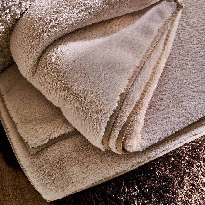 Hudson Rabbit Faux Fur Throw Blanket - Exclusive 5