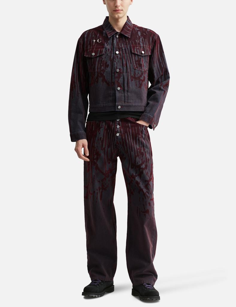 Blood Lazered Denim Jacket – On Sale Now with Up to 39% Off