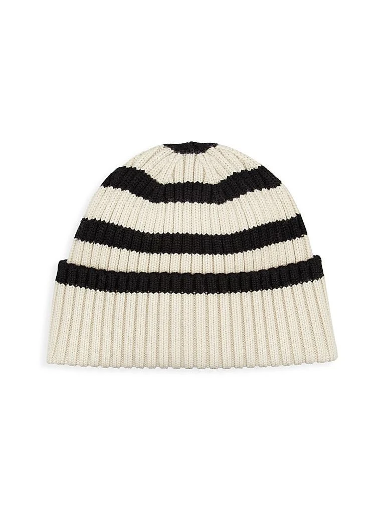 Totême Signature Striped Wool Beanie 1