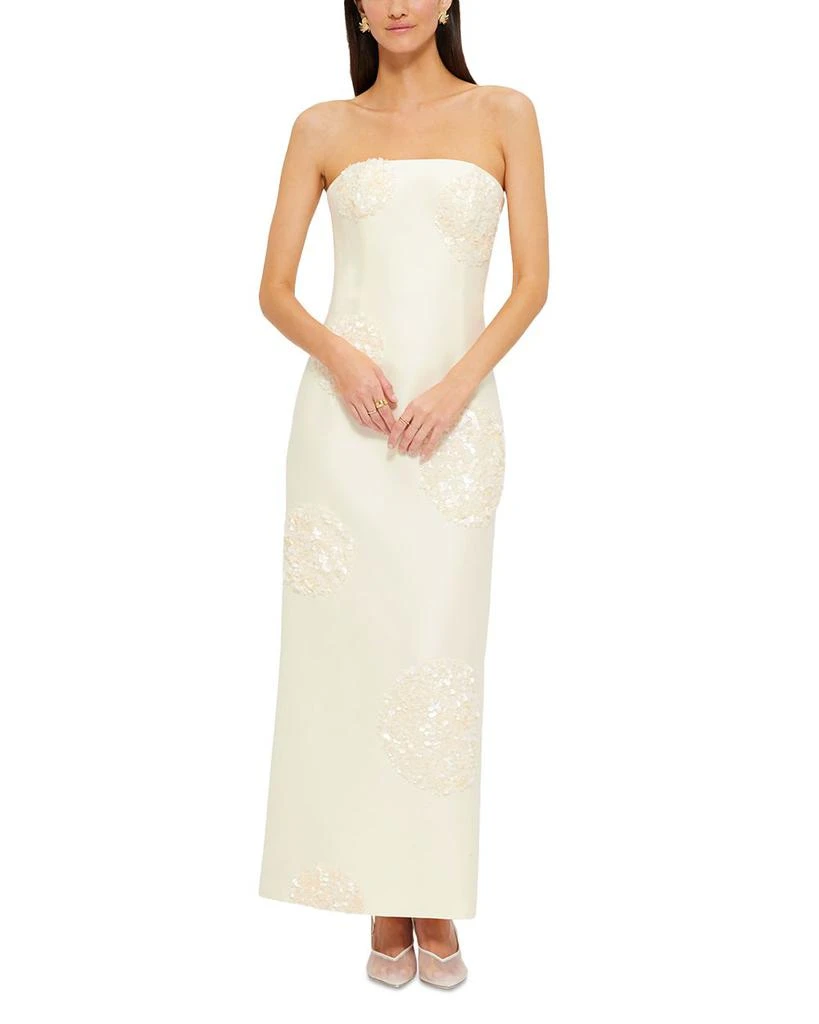 chinese dress ladies Rayna Appliqu Bustier Maxi Dress