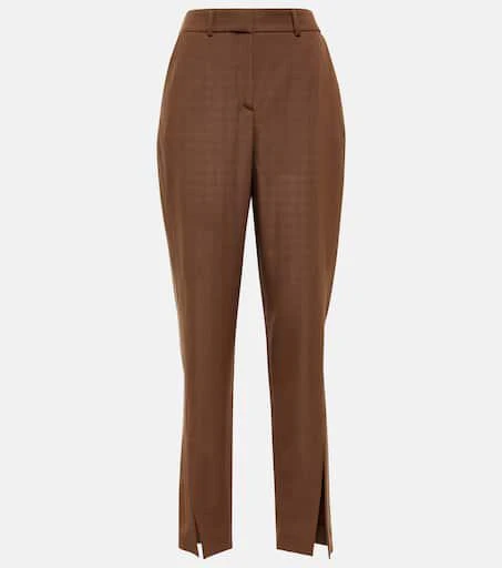Balmain Tapered wool pants 1