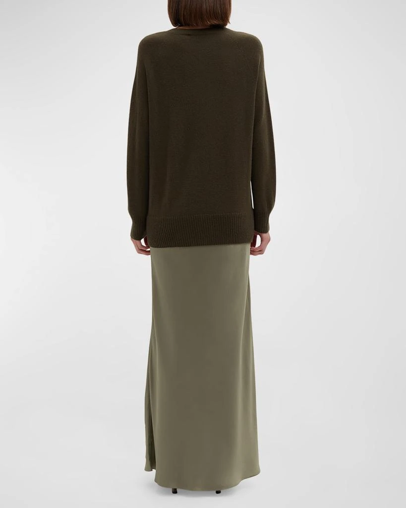 Christopher Esber Monument Mixed-Media Cashmere Maxi Dress 2