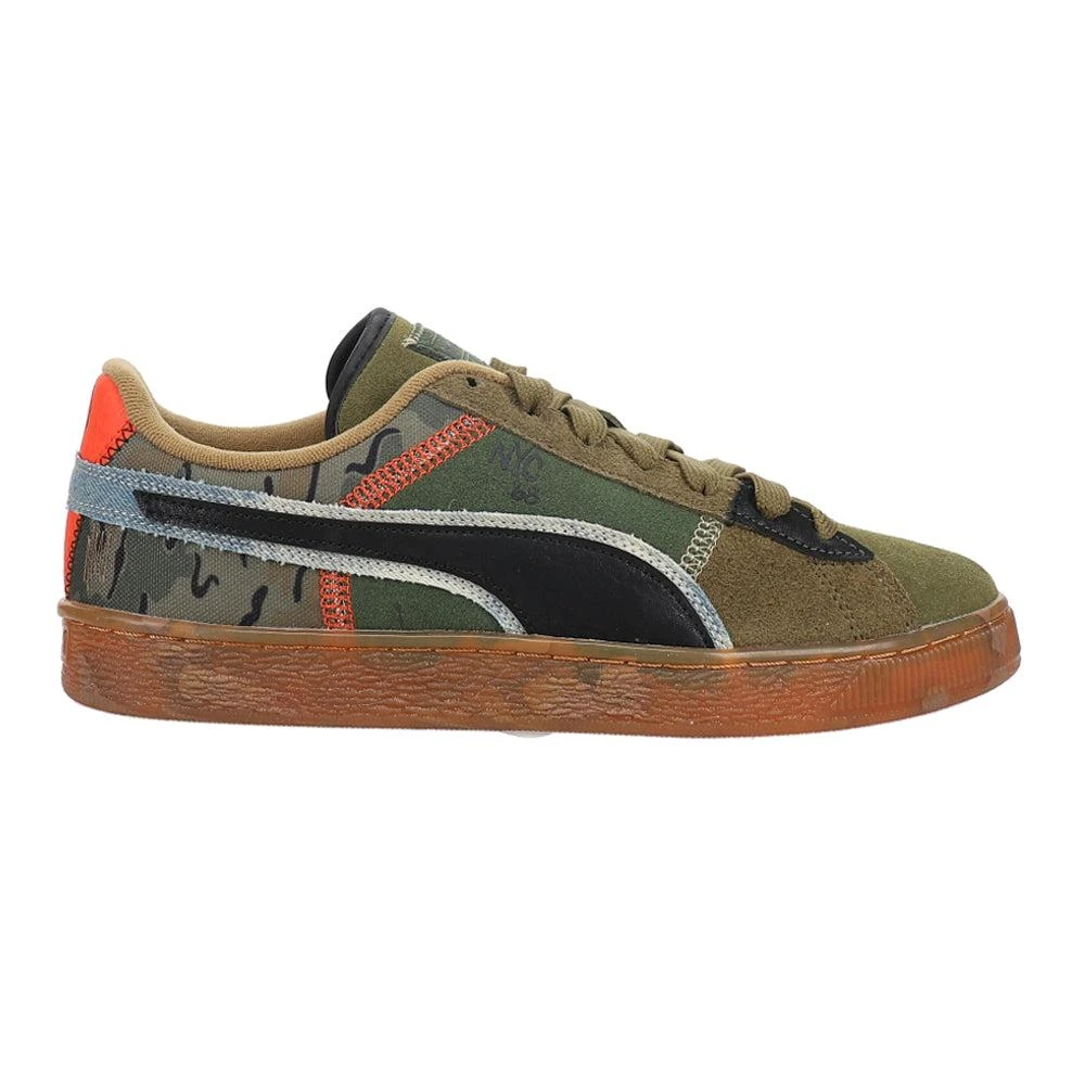 Puma Suede Peace And Love Flagship Camo Lace Up Sneakers Men's