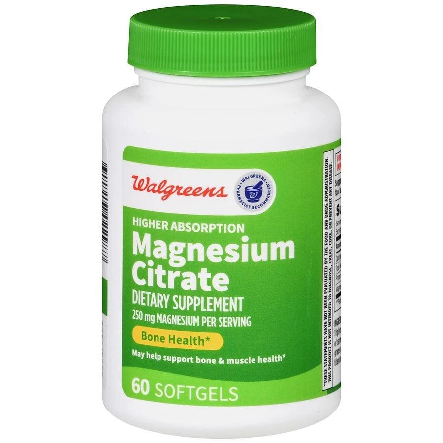 Walgreens Higher Absorption Magnesium Citrate 250 mg Softgels (60 days) 1