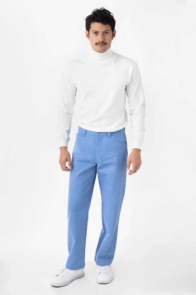 Los Angeles Apparel RTWL01 - Twill Work Pants Sky Blue 5