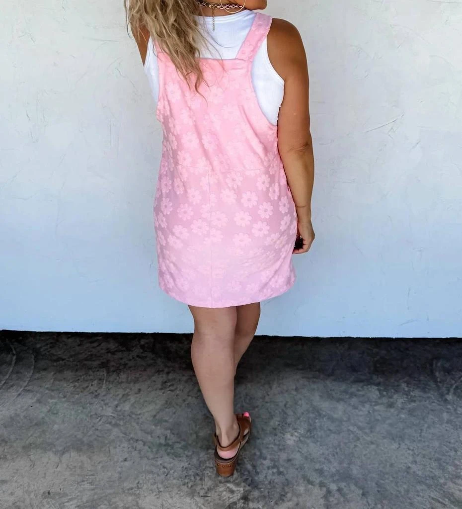 Blakeley Blakeley - Flower Overall Dress - Pink - l/xl Blakeley Blakeley - Flower Overall Dress - Pink - l/xl