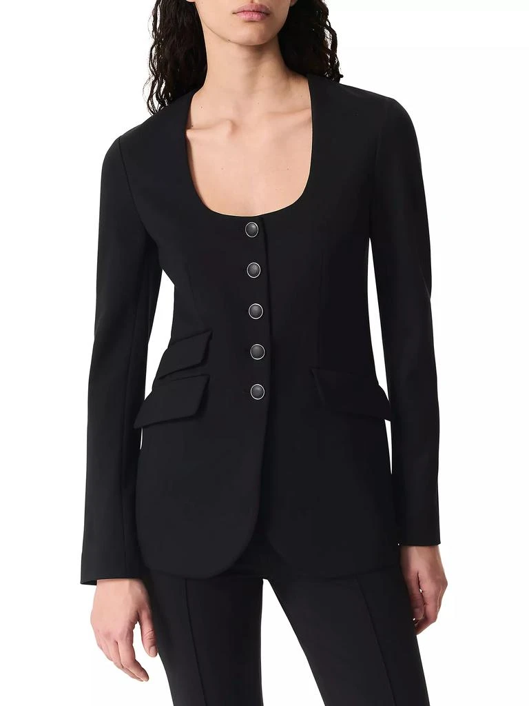 Rag & Bone Roslyn Ponte U-Neck Blazer 2