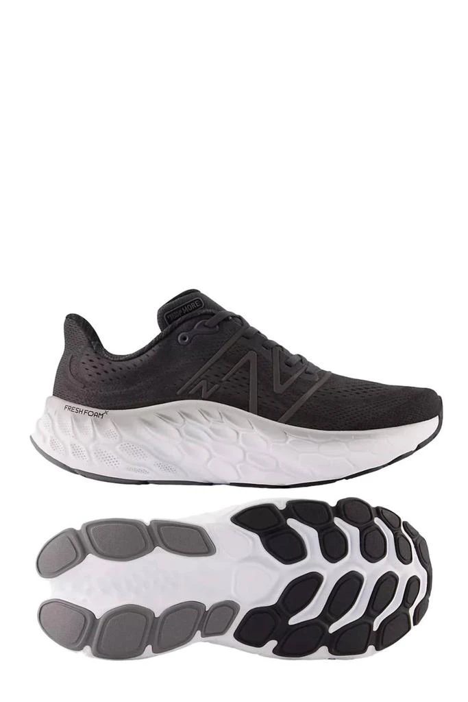 New Balance Men's Fresh Foam X More V4 Running Shoes- 4E/ Extra Wide Width In Black/phantom 1