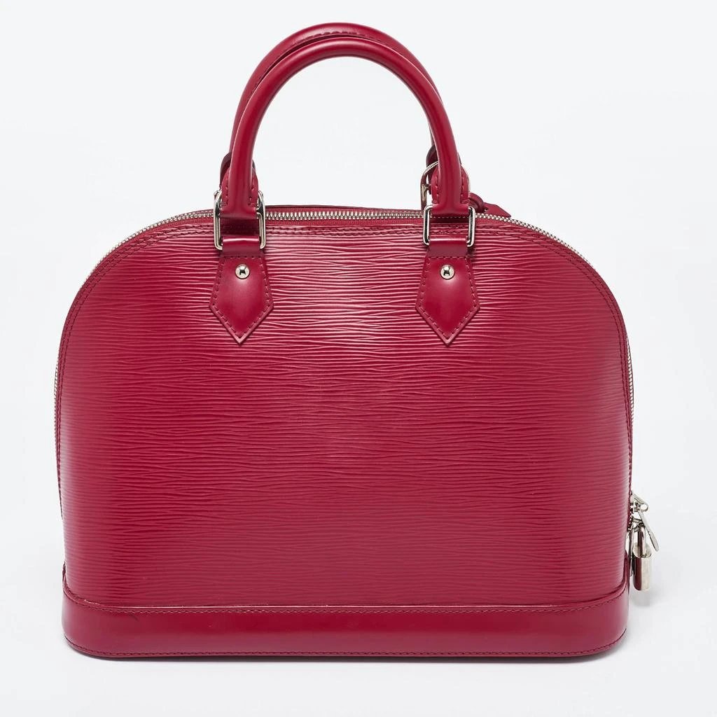 Louis Vuitton Louis Vuitton Fuchsia Epi Leather Alma PM Bag 4