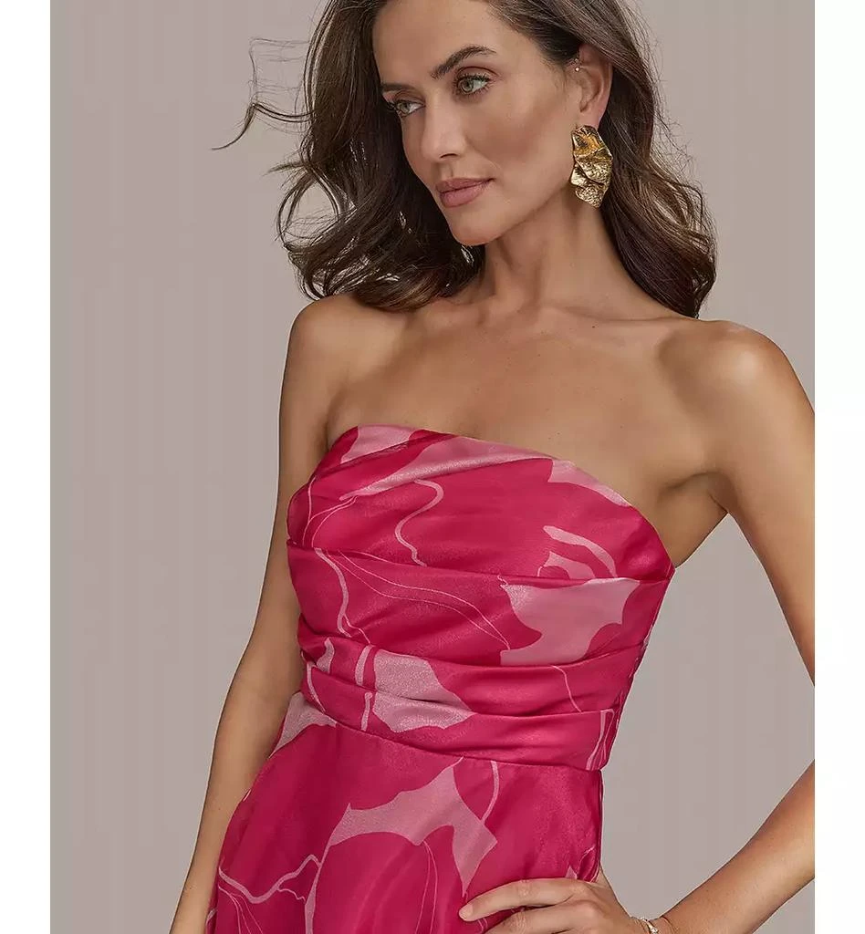 Donna Karan Women's Printed Strapless Ball Gown - Free Shipping -  BeyondStyle