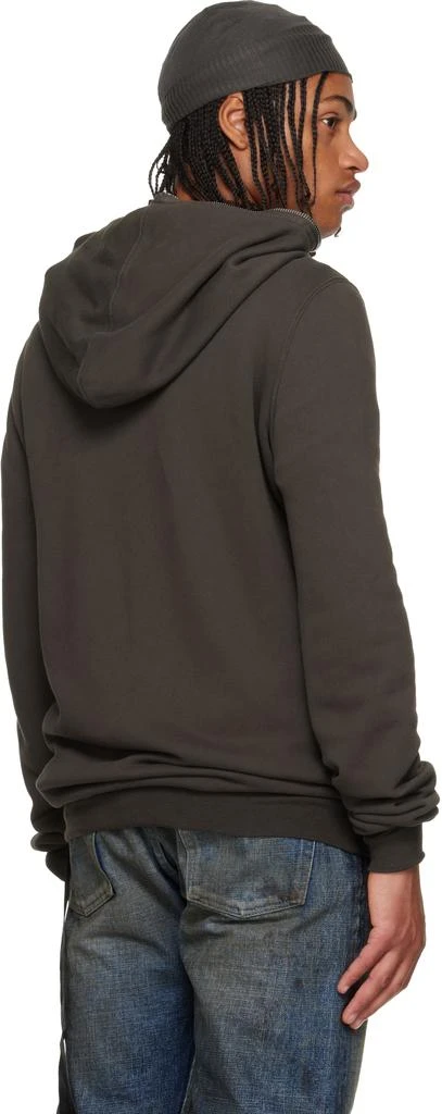 Rick Owens Gray Concordians Micro Mountain Hoodie 3