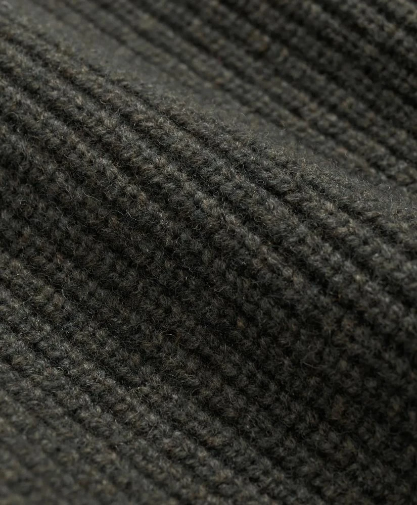 Brooks Brothers Merino Wool Military Full-Zip Sweater 3