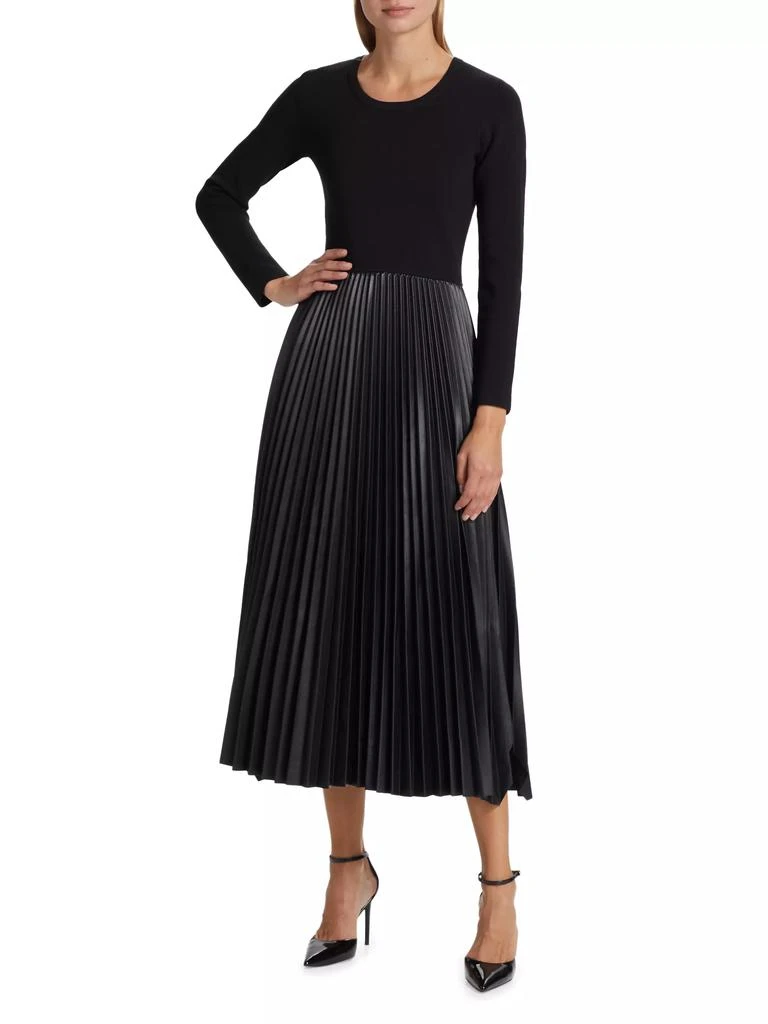 Tahari Amalia Mixed Media Sweater Dress 2