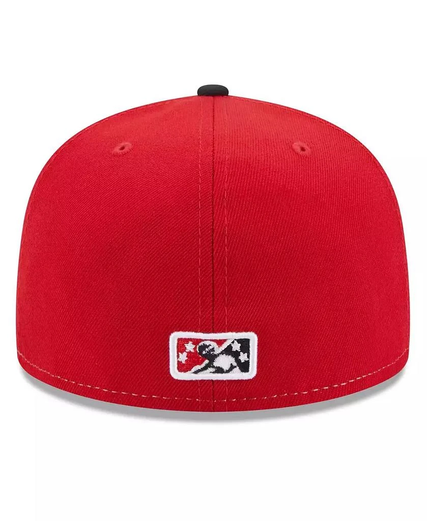 New Era Men's White Richmond Flying Squirrels Authentic Collection Alternate Logo 59FIFTY Fitted Hat 4