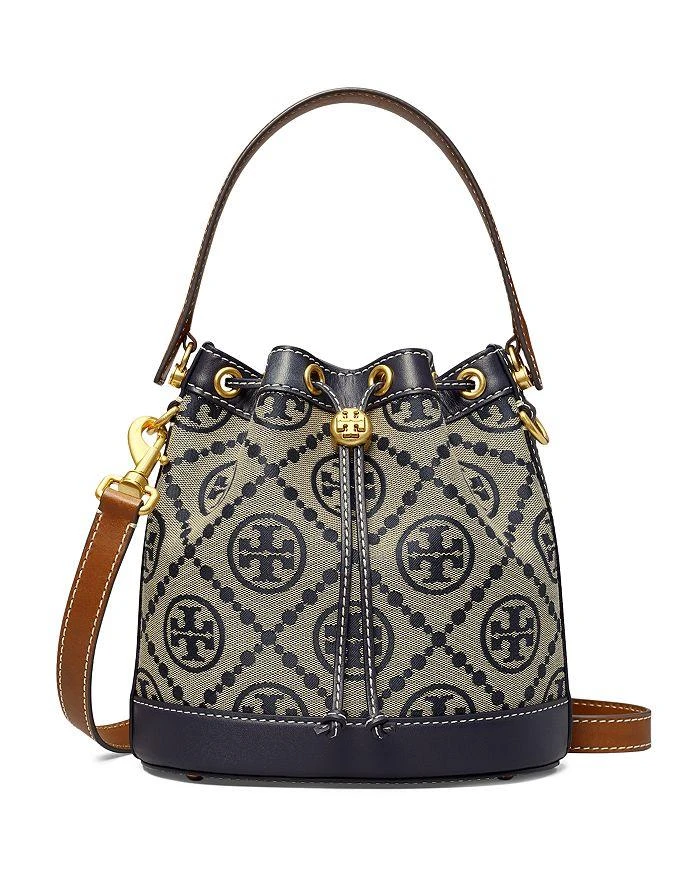 Tory Burch T Monogram Jacquard Bucket Bag 1