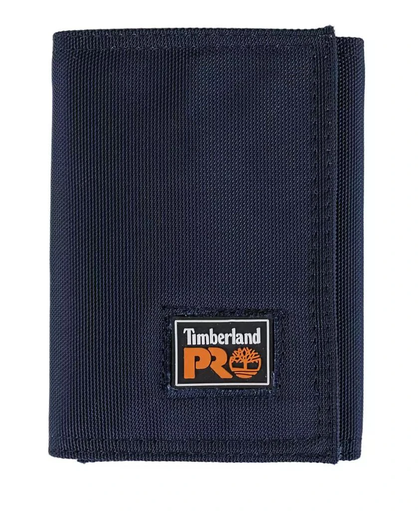Timberland Men's Heavy Duty Fabric Trifold Wallet 1