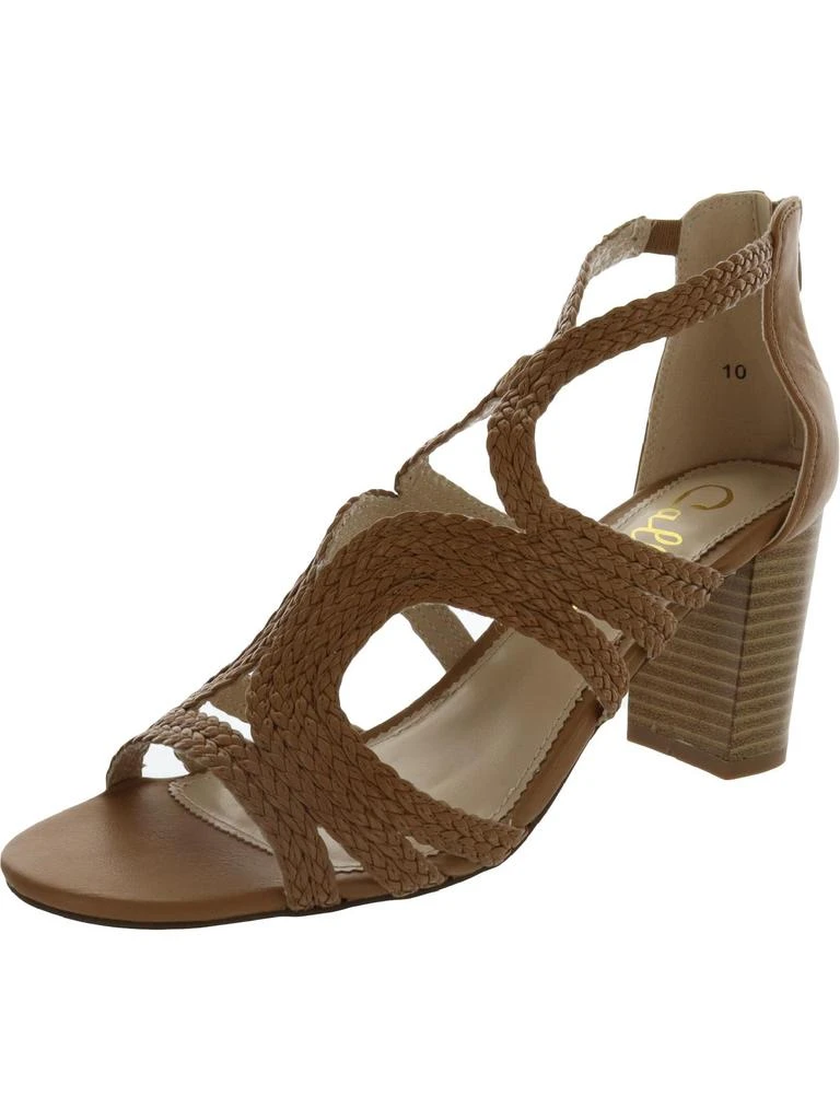 Callisto of California Shindig Womens Braided Strappy Heel Sandals 1