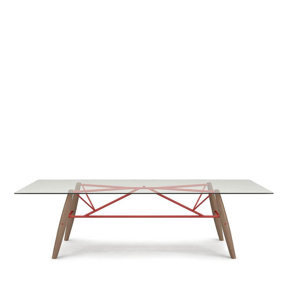 Huppé Huppe Connection 98" Glass Top Dining Table 1