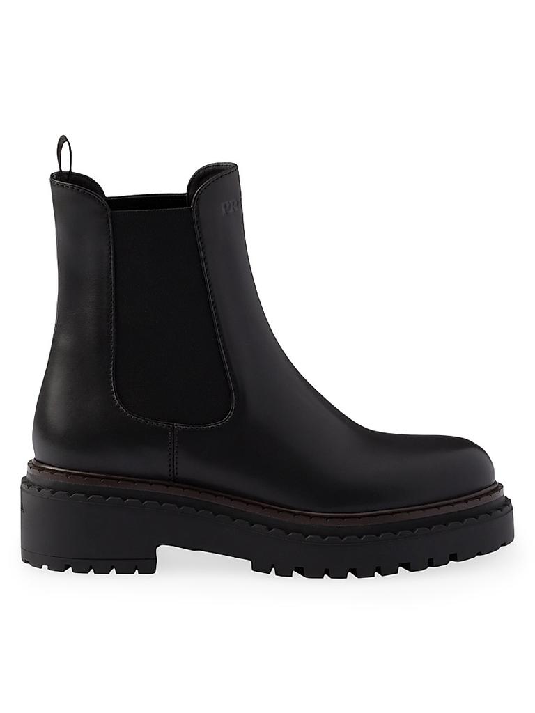 Prada Leather Chelsea Boots - Shoes - Free Shipping - BeyondStyle