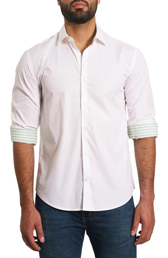 Jared Lang Trim Fit Button-Up Shirt 1