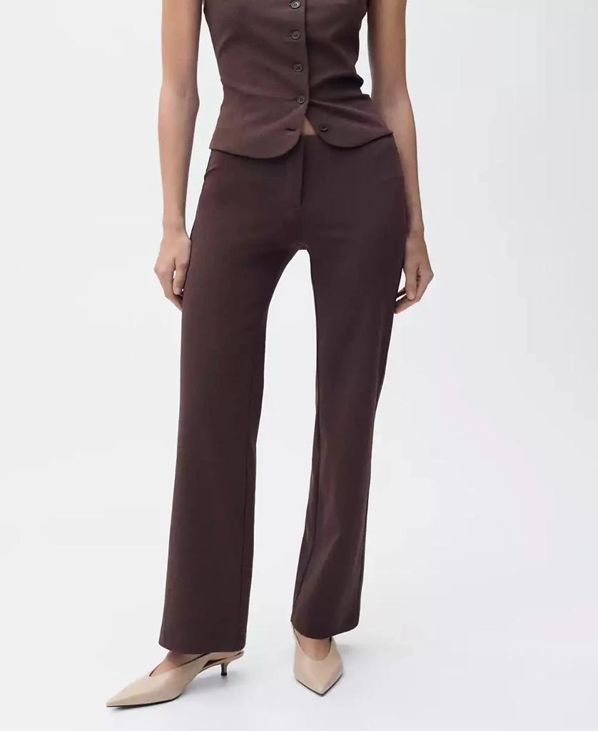 Mango Women's Straight Suit Pants 2
